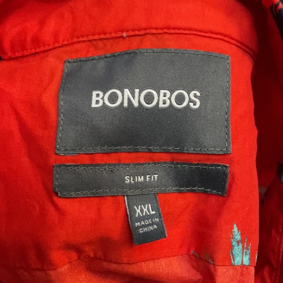 Bonobos Riviera Slim Fit Palm Print Shirt - Picture 7 of 12